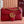 Borsa Gucci GG Marmont 31 in pelle di vitello rossa 248222