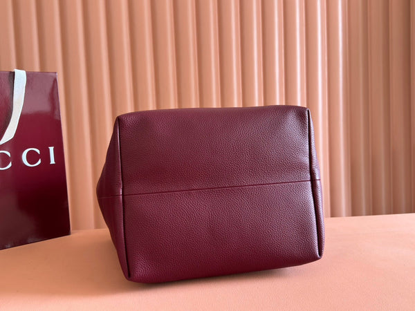 Gucci Totissima 30cm Tote Bag Rosso Ancora Red Calfskin 248125