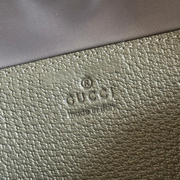 GG Ophidia Small Crossbody Bag Dusty Blue  GG Monogram Fabric 272073