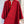 WOOL CAPE 140 CM CHERRY RED AND BLACK 394534
