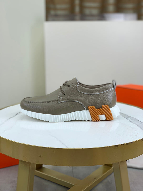 HM INCREASE SNEAKER TAN CALFSKIN