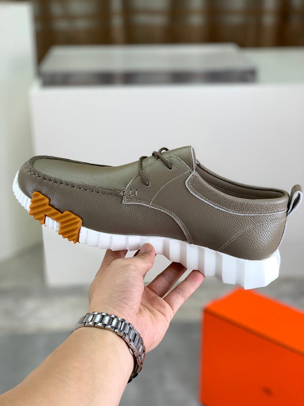 HM INCREASE SNEAKER TAN CALFSKIN