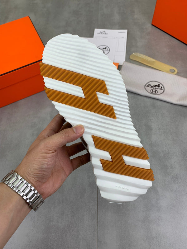 HM INCREASE SNEAKER TAN CALFSKIN