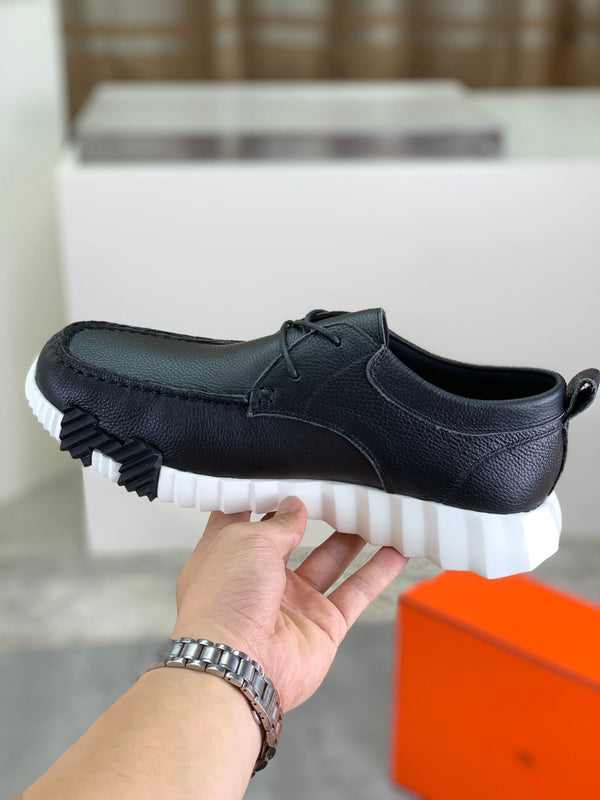 HM INCREASE SNEAKER BLACK CALFSKIN