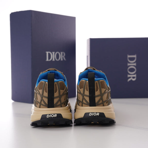 CD B31 SNEAKER BROWN AND BLUE MESH FABRIC