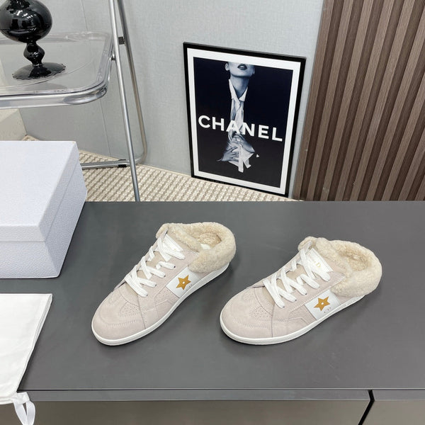 CD Star Sneaker In Light Brown Grey Suede 996000