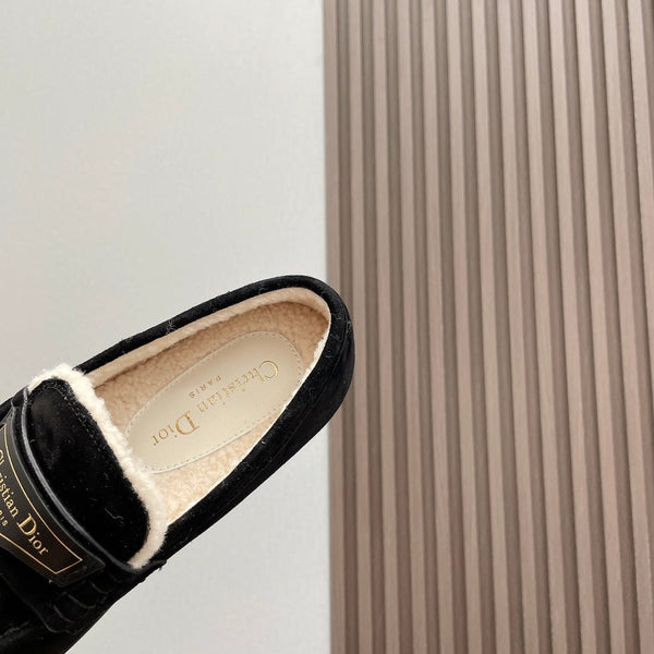 CD Loafer In Black Suede 996005