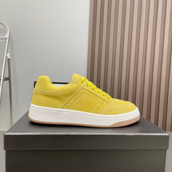 SL/61 SNEAKERS IN LIGHT YELLOW SUEDE