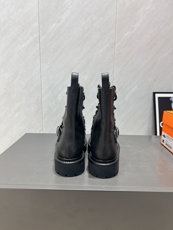 HM 25s Tobacco Boots 30mm Black Cowhide 442554