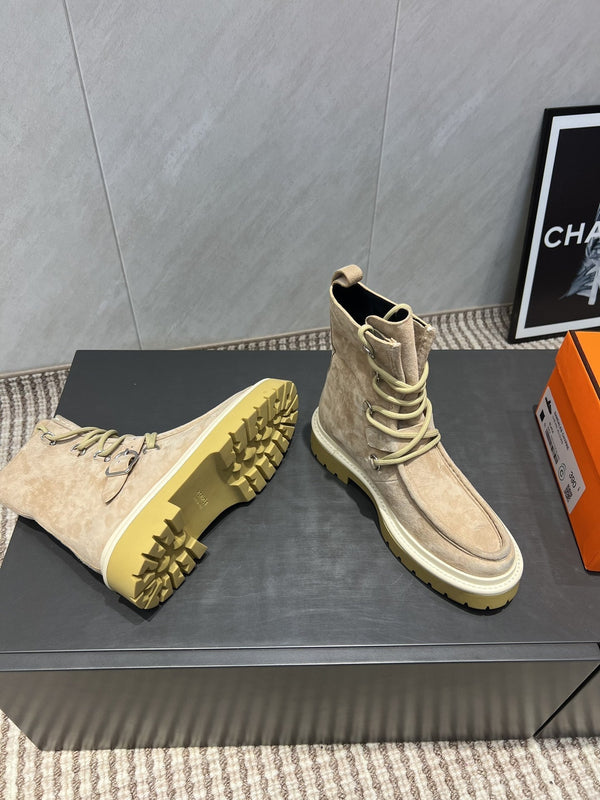 Stivali HM 25s Tobacco 30mm Pelle scamosciata beige caldo 442557