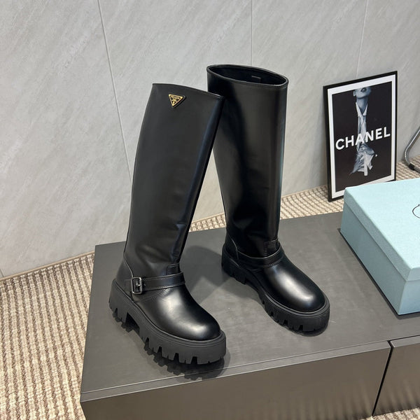 Prada 25 Boot Black Cowhide 501667