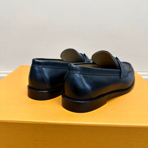 LV MAJOR LOAFER IN BLACK PLAIN CALFSKIN