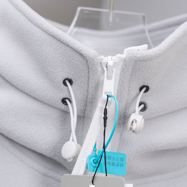 C. Goose Bomber Jacket Light Grey Lambswool 0015