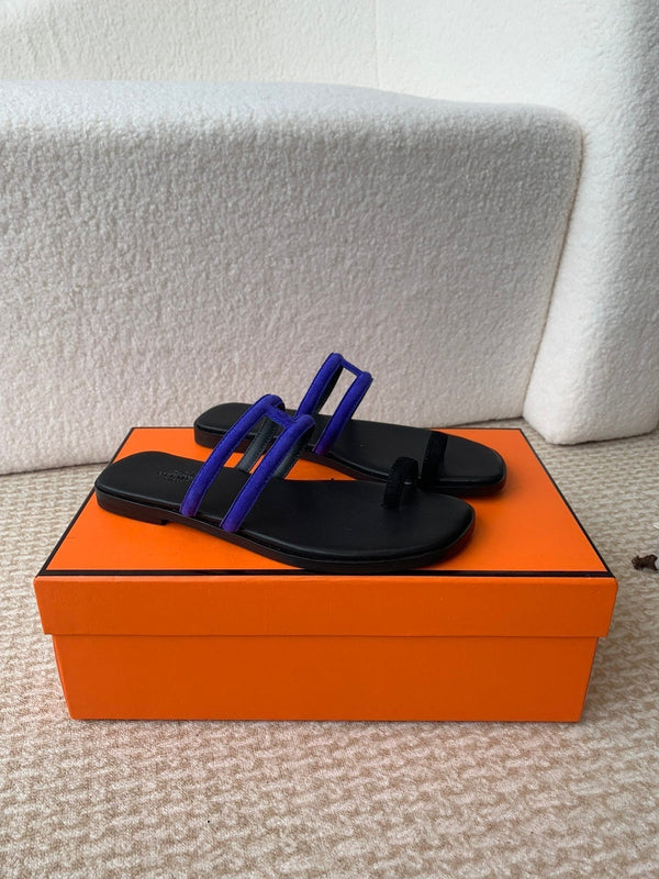 SANDALI GEORGIA IN PELLE DI VITELLO ADMIRAL MIX NERO