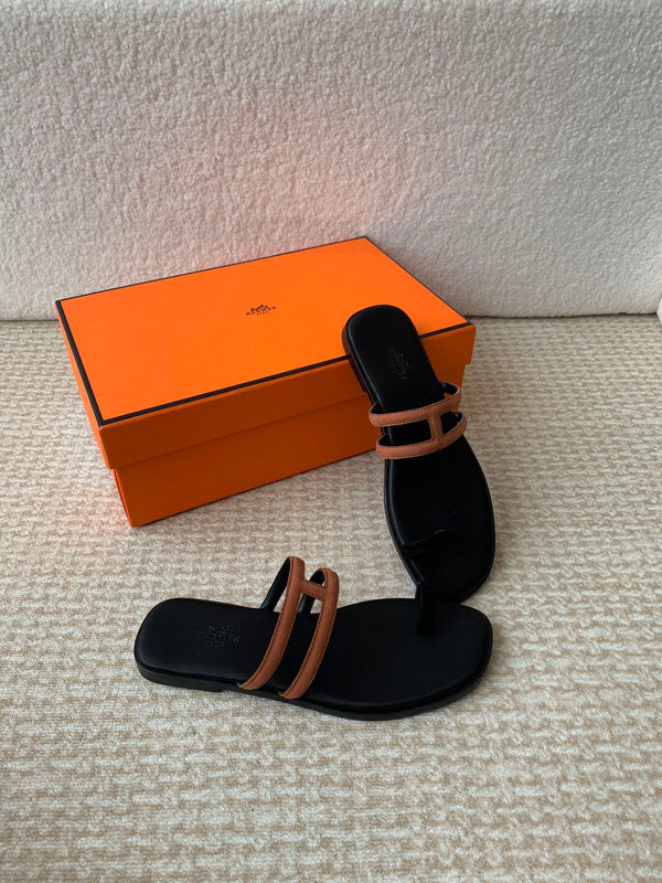 SANDALI GEORGIA IN PELLE DI VITELLO MISTA MARRONE NERO