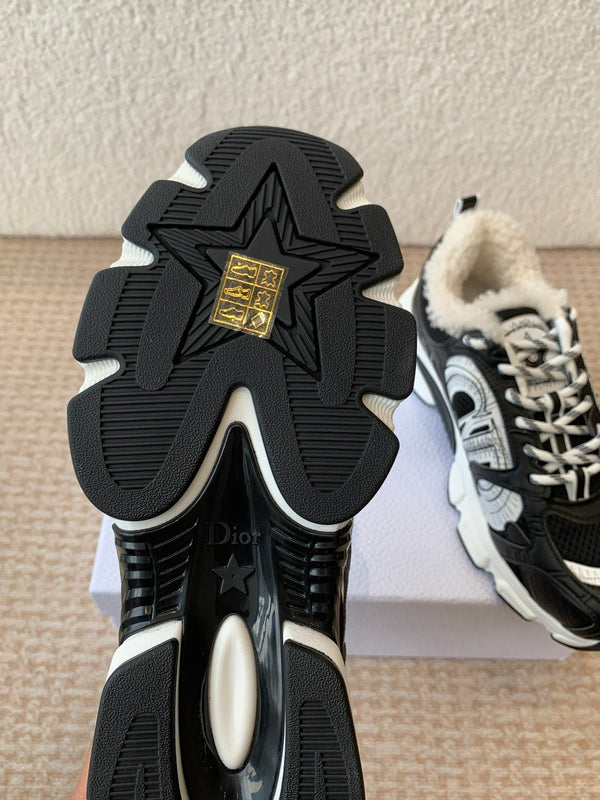 CD Chrono Sneaker In Black Mesh Fabric 998702