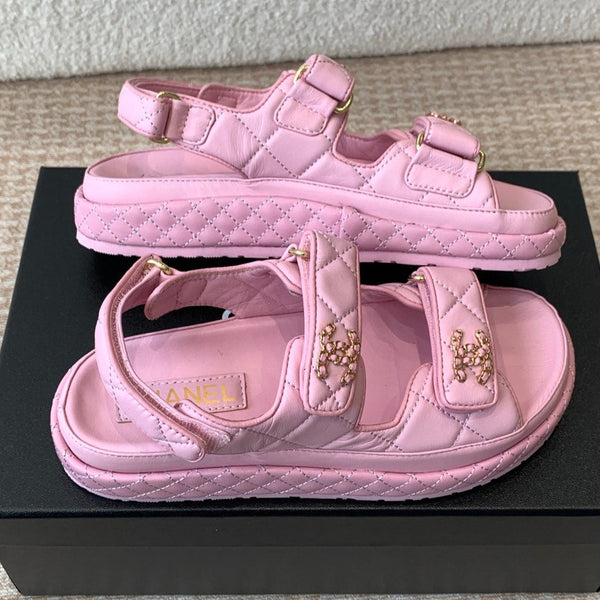 SANDALO DAD IN PELLE DI VITELLO ROSA PALLIDO