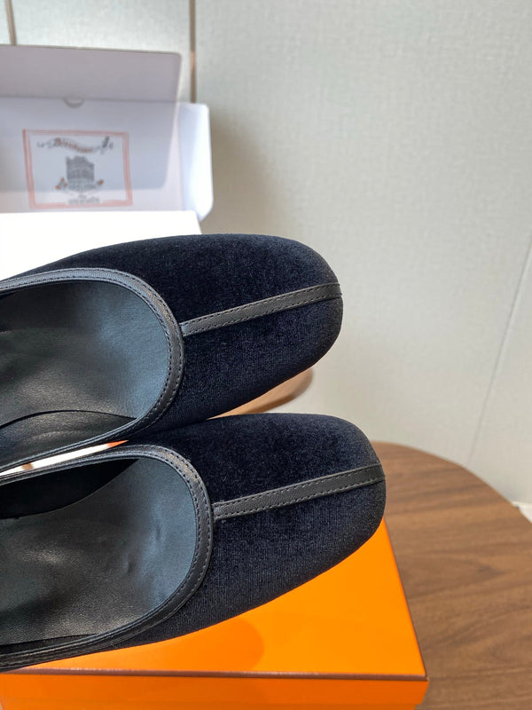 HM 25s Mary Jane 40mm Black Velvet 422567