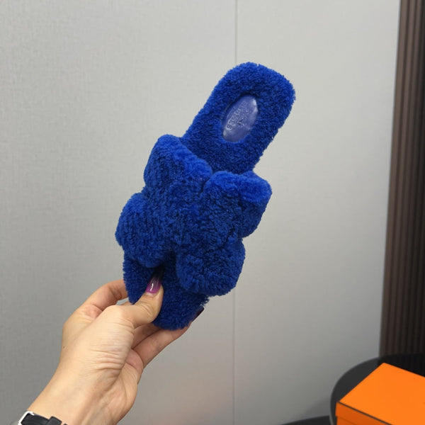 HM Oran Sandal Dark Blue Wool  952304