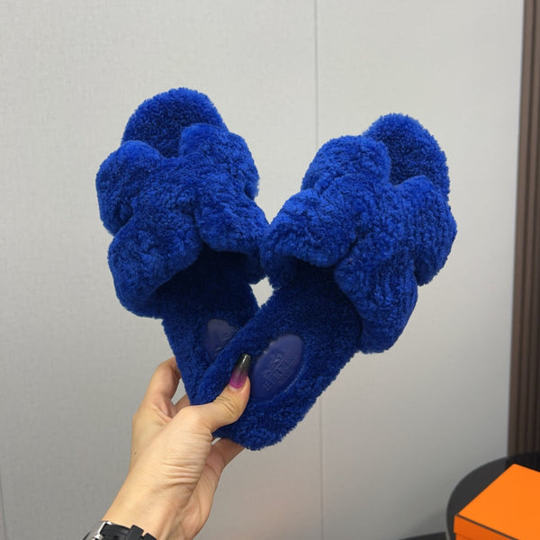 HM Oran Sandal Dark Blue Wool  952304