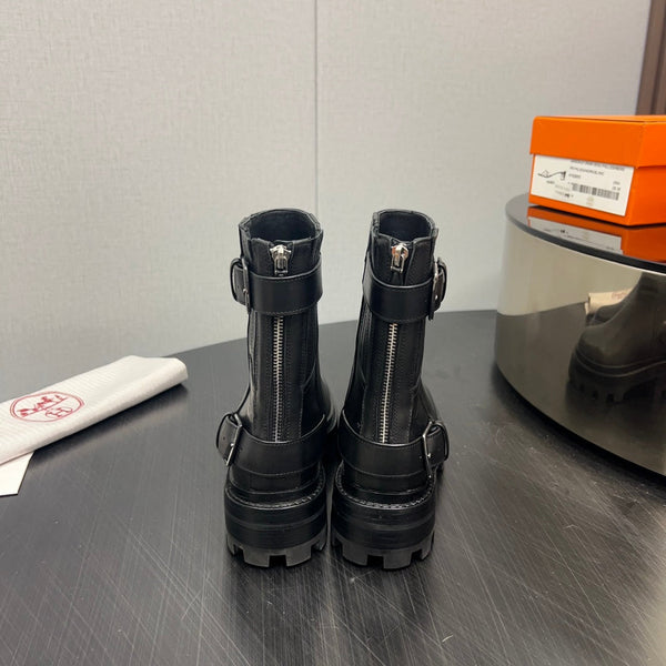 HM Jaimy Ankle Boot 30mm In Black Cowhide 952473