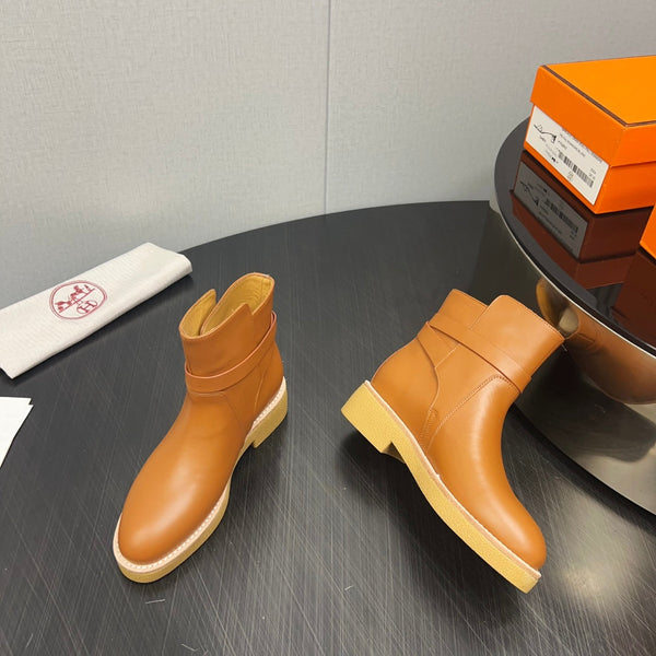 HM History Ankle Boot 30mm Brown Cowhide 952481