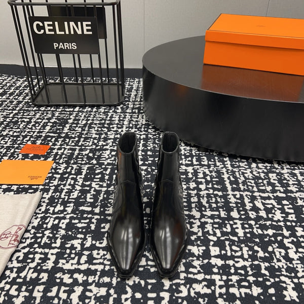 HM Vegas Ankle Boot 75mm Black Cowhide  952370