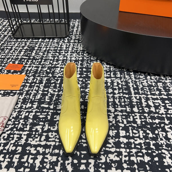 HM Vegas Ankle Boot 75mm Yellow Cowhide 952374