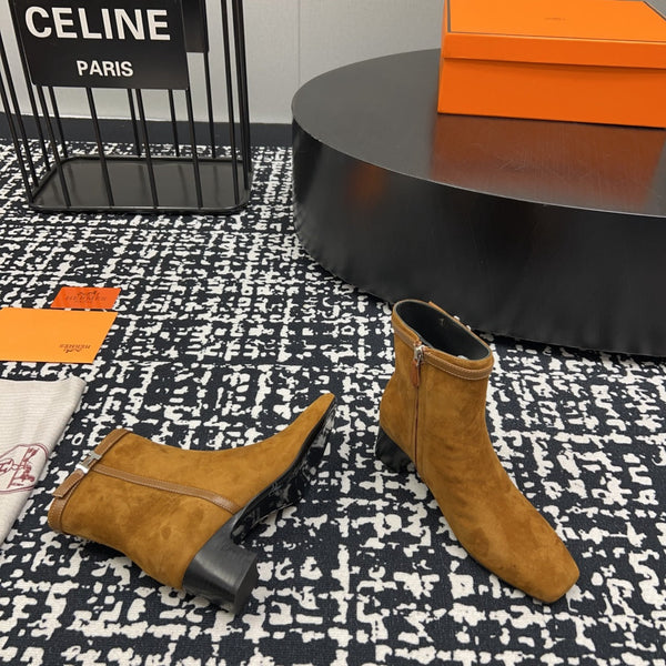 HM Botines Impérial 50mm Caramello Scamosciato 952394