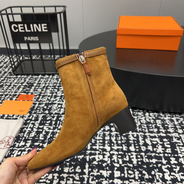 HM Botines Impérial 50mm Caramello Scamosciato 952394