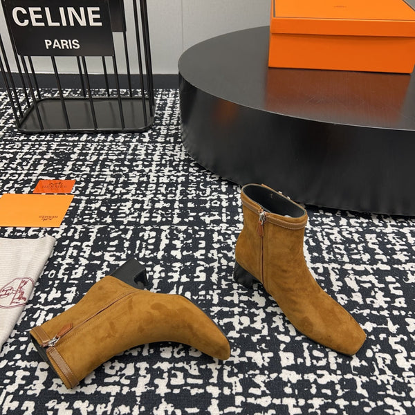 HM Botines Impérial 50mm Caramello Scamosciato 952394