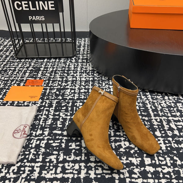 HM Botines Impérial 50mm Caramello Scamosciato 952394