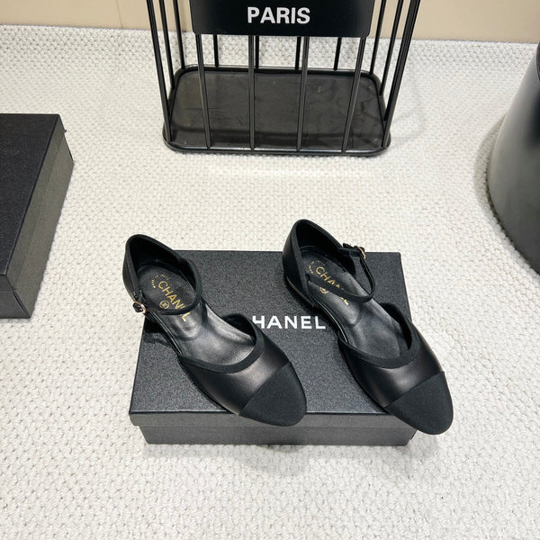 CC 25 Slingback Flat Grosgrain Vitello