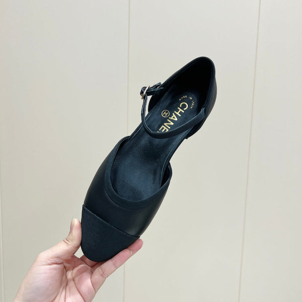 CC 25 Slingback Flat Grosgrain Vitello