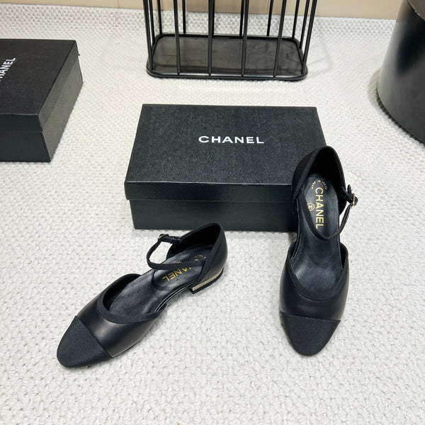 CC 25 Slingback Flat Grosgrain Vitello