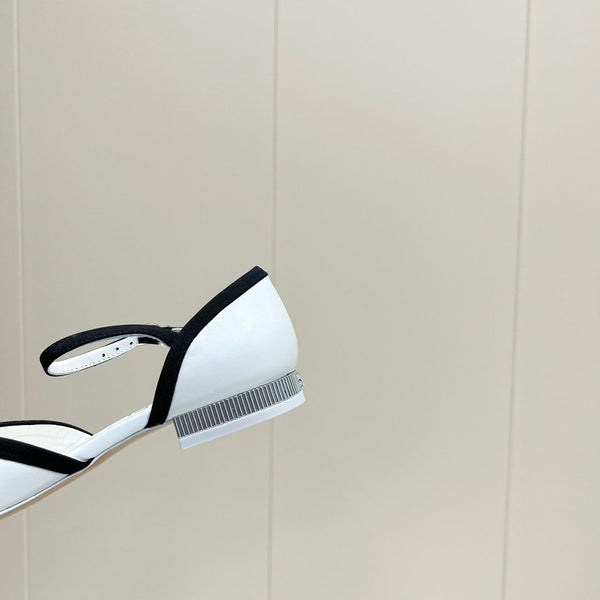 CC 25 Slingback Flat Grosgrain Vitello