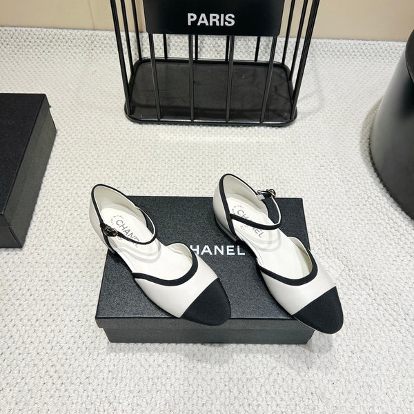 CC 25 Slingback Flat Grosgrain Vitello