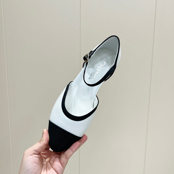CC 25 Slingback Flat Grosgrain Vitello