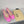 GG WOMEN'S HORSEBIT SLINGBACK IN FUSCIA PINK CALFSKIN WITH RHINSTONES