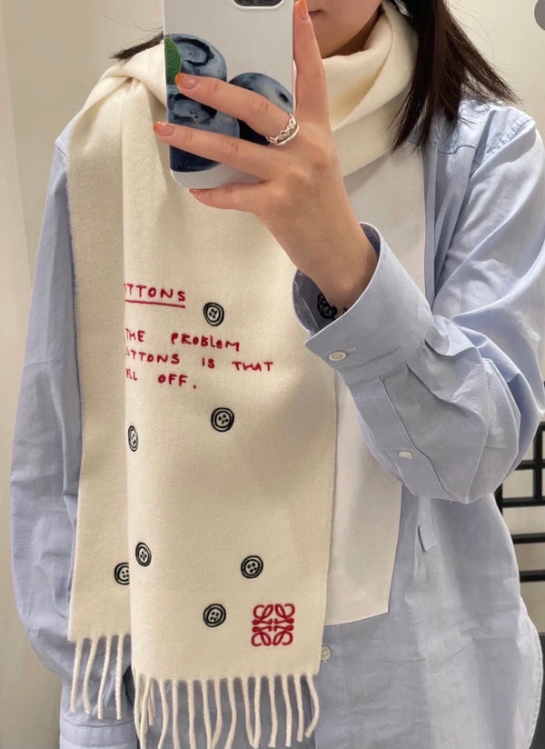 SCIARPA 180 CM IN CASHMERE BIANCO 413881