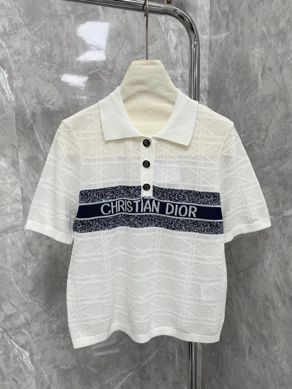 Dior 25 Polo Shirt Tencel with Wool 232755