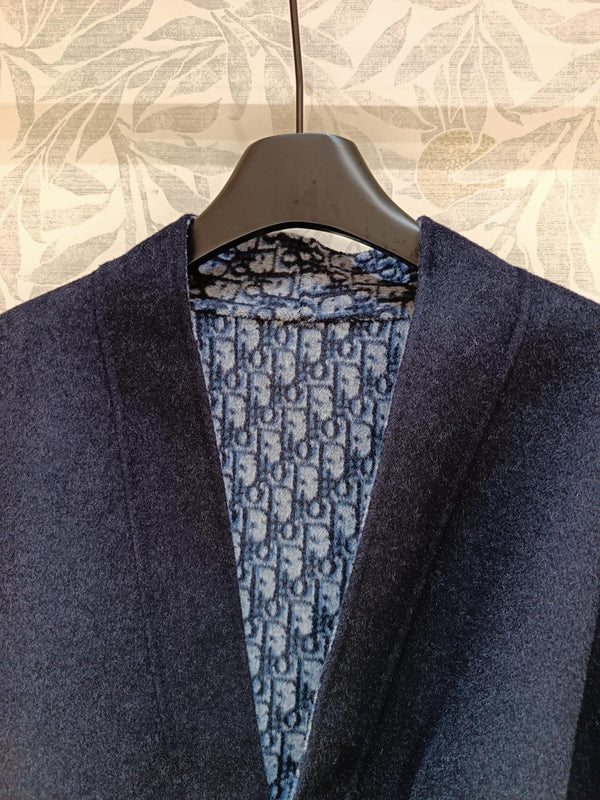 CD Jacket Navy Blue Wool Silk