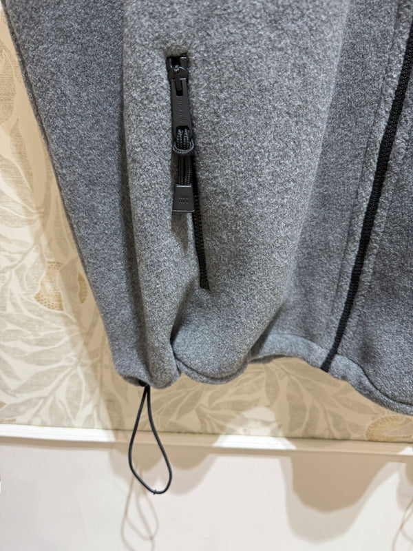 Miu Miu Polar Fleece Vest Gray Polyester