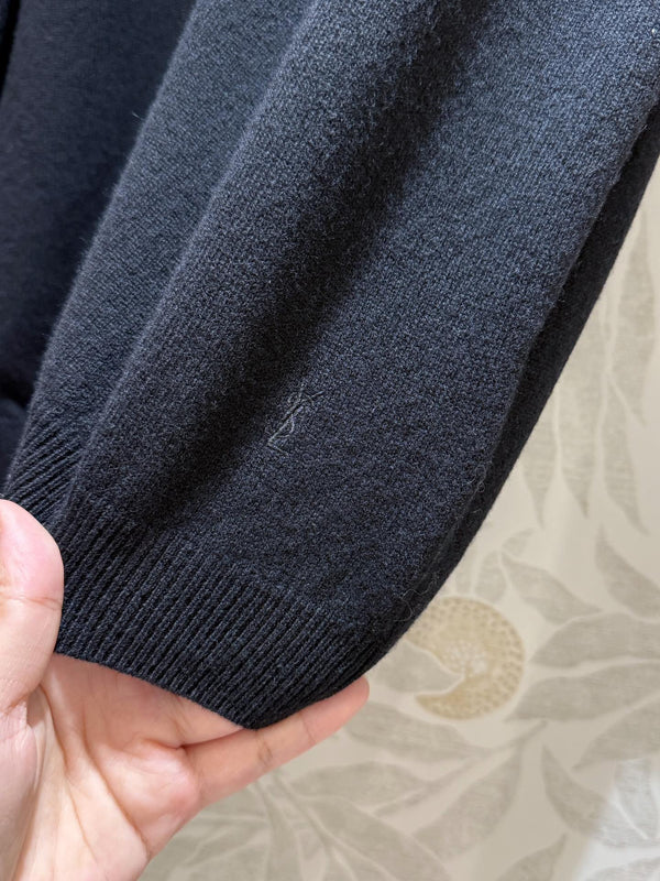 Cardigan YSL in lana nera