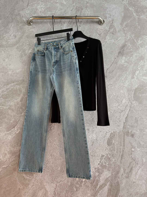 YSL Jean Light Blue Cotton