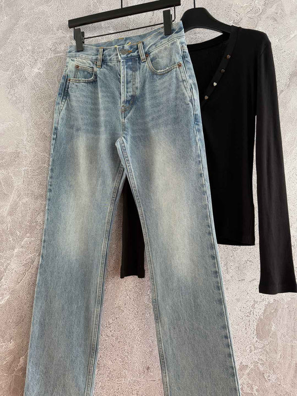 YSL Jean Light Blue Cotton