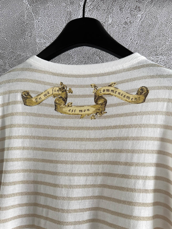 CD Lucky Star Gilded Sweater Beige Yellow Linen Viscose