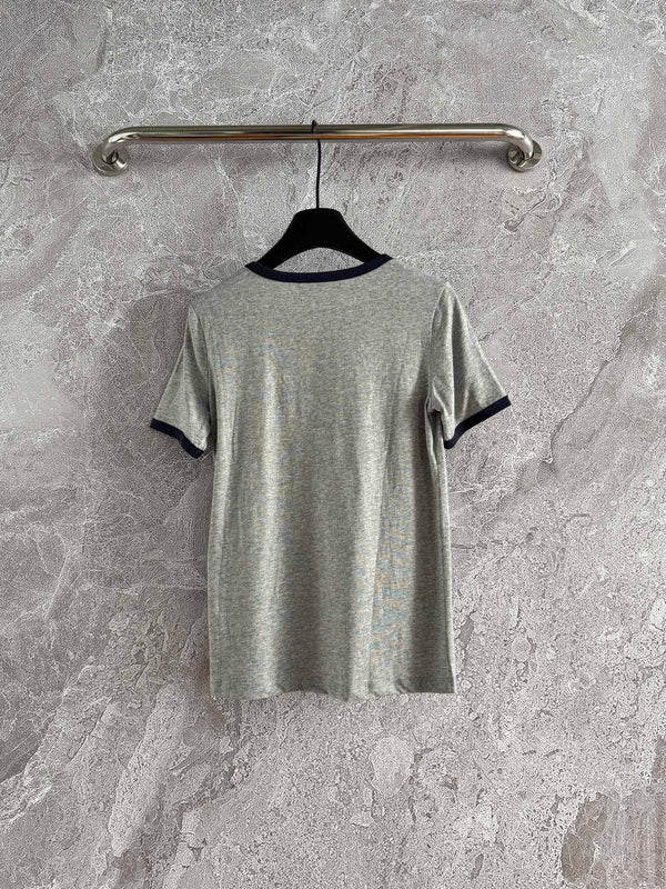 Celine CELINE PARIS Short-sleeve T-shirt Grey Cotton