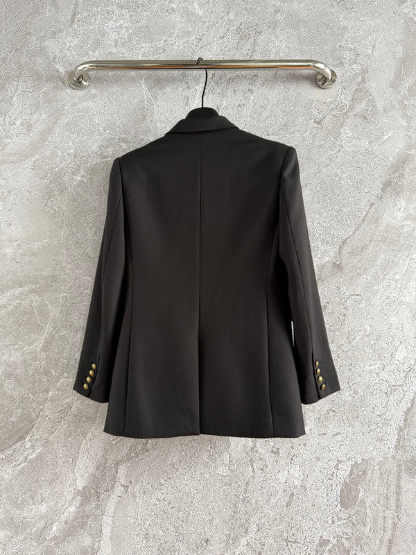 Giacca da abito YSL in lana nera