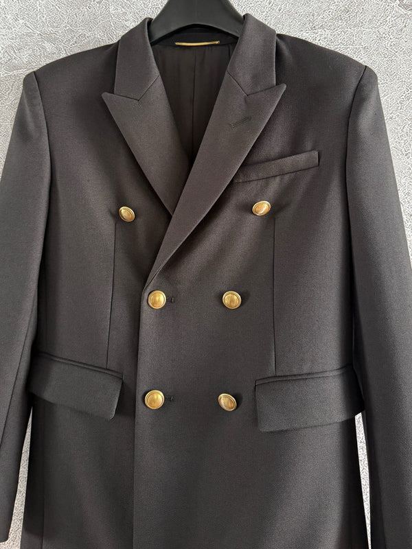 Giacca da abito YSL in lana nera